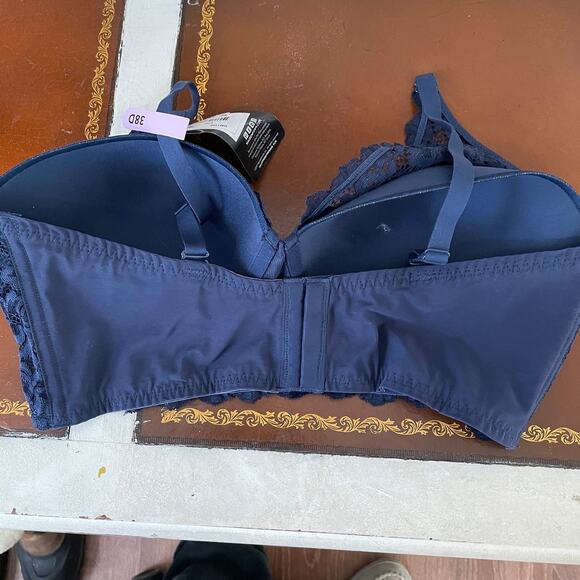 NWT Maidenform Pure Comfort Lace Longline Wireless 3 Way Convertible Bralette - Picture 2 of 9